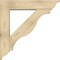 Ekena Millwork Funston Traditional Rough Sawn Bracket w/ Offset Brace, Douglas Fir, 8"W x 38"D x 38"H BKT0806X38X38FST01RDF - alternate 4